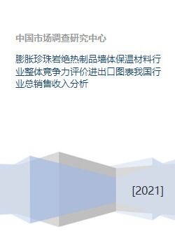 膨胀珍珠岩绝热制品墙体保温材料行业整体竞争力评价进出口图表我国行业总销售收入分析